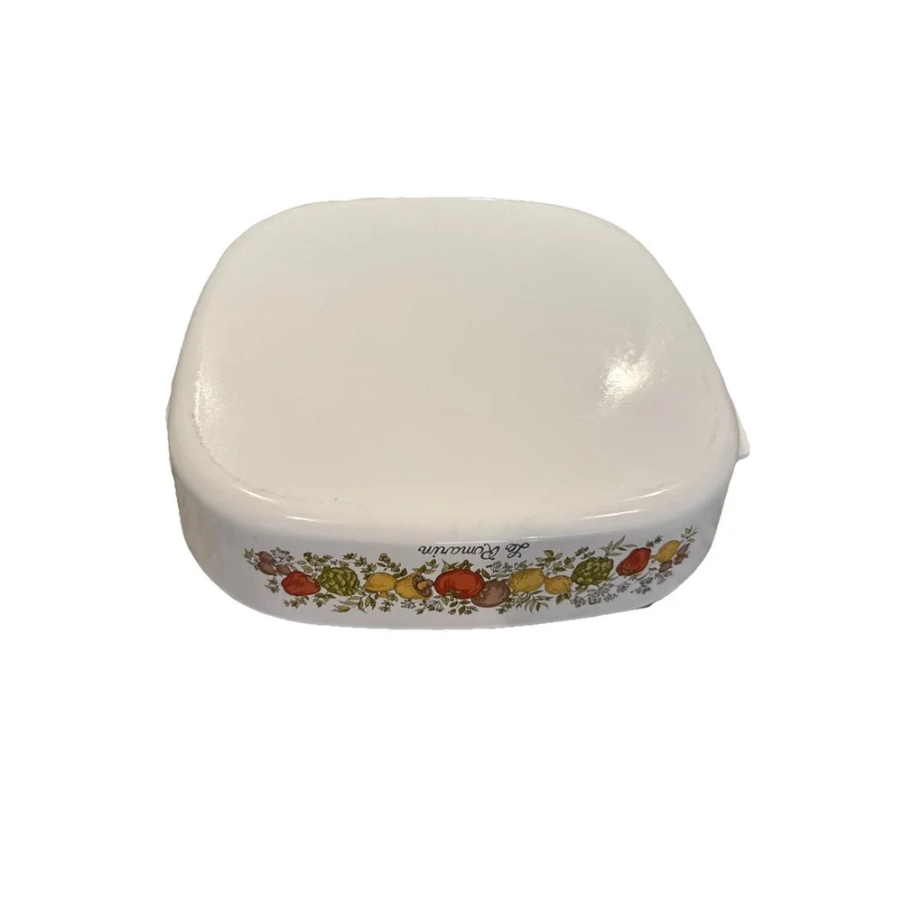 Vintage Corning Ware Spice of Life Le Persil La Sauge Covered Casserole Dish 10